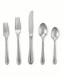 Premier tableware designer Gorham presents superior quality stainless steel flatware in an array of distinctive patterns to suit your every mood and occasion. The semiformal Melon Bud place settings pattern is a classically simple design embellished with a graceful bud detail at the end of the handle. Premier tableware designer Gorham presents superior quality stainless steel flatware in an array of distinctive patterns to suit your every mood and occasion. The semiformal Melon Bud place settings pattern is a classically simple design embellished with a graceful bud detail at the end of the handle.