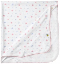 Noa Lily Baby-Girls Newborn Blanket with Butterflies, White, One Size Noa Lily Baby-Girls Newborn Blanket with Butterflies, White, One Size
