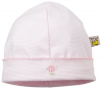 Noa Lily Baby-Girls Newborn Striped Hat with Spring Flowers, Pink/White Stripe, One Size Noa Lily Baby-Girls Newborn Striped Hat with Spring Flowers, Pink/White Stripe, One Size