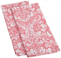 DII Printed Pink Cosmo Damask Dishtowels, Set of 2 DII Printed Pink Cosmo Damask Dishtowels, Set of 2