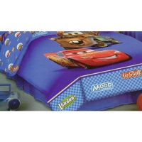 Disney PIXAR The World of Cars Twin Comforter Reversible McQueen & Mater Disney PIXAR The World of Cars Twin Comforter Reversible McQueen & Mater