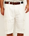 Classic summer style comes in these ripstop cargo shorts from Nautica.