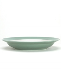 Mix and match these splashes of color for a tabletop with endless possibility! The modern coupe shape and two-tone hues mean these pasta bowls will bring life to any décor. Select pieces in your favorite shades to create a customized dinnerware collection. Mix and match these splashes of color for a tabletop with endless possibility! The modern coupe shape and two-tone hues mean these pasta bowls will bring life to any décor. Select pieces in your favorite shades to create a customized dinnerware collection.