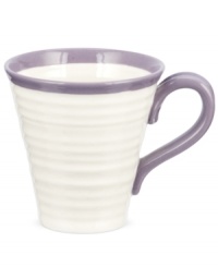 Distinctly ribbed Sophie Conran dinnerware sets your table with the charm of traditional hand-thrown pottery, but the durability of contemporary Portmeirion porcelain. Mix the banded Carnivale mug with solid mulberry pieces. Distinctly ribbed Sophie Conran dinnerware sets your table with the charm of traditional hand-thrown pottery, but the durability of contemporary Portmeirion porcelain. Mix the banded Carnivale mug with solid mulberry pieces.