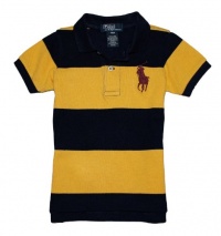 Polo Ralph Lauren Baby Boy's Striped Big Pony Polo (18 Month, Gold Bugle) Polo Ralph Lauren Baby Boy's Striped Big Pony Polo (18 Month, Gold Bugle)