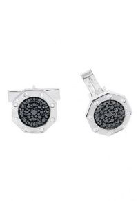 Effy Jewlery Gento Black Diamond Cufflinks