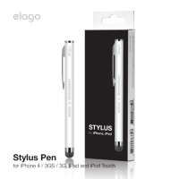 elago Stylus Pen with Clip - White for iPhone4 / 3GS / 3G, iPad and iPod Touch,Galaxy Tab elago Stylus Pen with Clip - White for iPhone4 / 3GS / 3G, iPad and iPod Touch,Galaxy Tab
