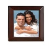Lawrence Frames Estero Collection, Walnut Wood 5 by 5 Picture Frame