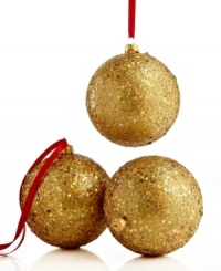 You're golden. Sparkling ball ornaments lend effortless splendor to your tree in shatterproof glass from Kurt Adler. You're golden. Sparkling ball ornaments lend effortless splendor to your tree in shatterproof glass from Kurt Adler.