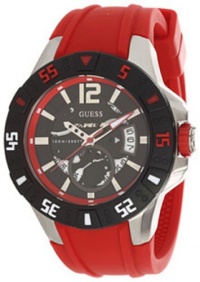 Guess Red Masculine Sport Color Men's watch #U0034G1 Guess Red Masculine Sport Color Men's watch #U0034G1