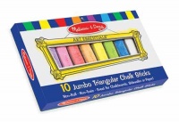 Melissa & Doug 10 Jumbo Triangular Chalk Sticks Melissa & Doug 10 Jumbo Triangular Chalk Sticks