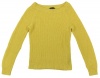 Lauren Jeans Co. Women's Linen-Cotton Tuck Stitch Pullover Sweater