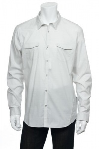 Calvin Klein Soft Stone LS Button Down Shirt Calvin Klein Soft Stone LS Button Down Shirt