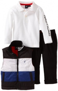 Nautica Sportswear Kids Baby-boys Infant Puffy Vest Set, Deep Black, 18 Months Nautica Sportswear Kids Baby-boys Infant Puffy Vest Set, Deep Black, 18 Months