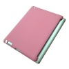 KHOMO: Pink HARD Rubberized (not cheap soft TPU silicone) Polycarbonate Case Compatible with Apple iPad 2 new iPad 3 (The new iPad HD)