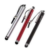 Fosmon Trio Capacitive Tip Stylus Pack for Kindle Fire, Black , Silver, Red Fosmon Trio Capacitive Tip Stylus Pack for Kindle Fire, Black , Silver, Red