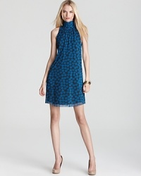 Spunky and spotted, Sweet Pea's printed high neck dress lends playful charm. Spunky and spotted, Sweet Pea's printed high neck dress lends playful charm.