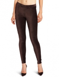 HUE Women's Corduroy Legging, Espresso, Small