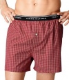 Tommy Hilfiger Men's Plaid Boxer