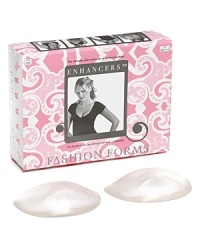 Fashion Forms silicone enhancers. Silicone enhancers that are designed to create a more feminine shape by increasing the cup by one-half to two full cup sizes. Safe, comfortable and natural looking. Similar in structure to actual breast implants. Adapts to your breast shape. The natural appearance of Enhancer™ looks good even under sheer clothing. Durable and water proof. The ultimate alternative for a perfect bustline. Style #8403 Fashion Forms silicone enhancers. Silicone enhancers that are designed to create a more feminine shape by increasing the cup by one-half to two full cup sizes. Safe, comfortable and natural looking. Similar in structure to actual breast implants. Adapts to your breast shape. The natural appearance of Enhancer™ looks good even under sheer clothing. Durable and water proof. The ultimate alternative for a perfect bustline. Style #8403