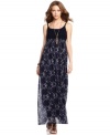 Lucky Brand Jeans teams up with textile designer John Robshaw for this limited-edition maxi dress, which features an of-the-moment silhouette and artisan-inspired print. Too chic!