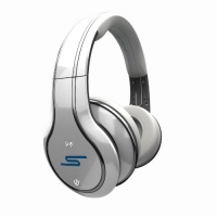 SYNC by 50 Cent Wireless Over-Ear Headphones - White by SMS Audio