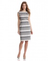 Calvin Klein Women's Cap Sleeve Stripe Dress
