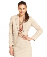 Calvin Klein's jacket is a summery-chic essential with its polished gold buttons and crisp, angular cut. Coordinates effortlessly with the pencil skirt from the full collection of separates. Calvin Klein's jacket is a summery-chic essential with its polished gold buttons and crisp, angular cut. Coordinates effortlessly with the pencil skirt from the full collection of separates.