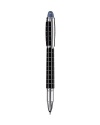 Diamond-cut lines across the easy-to-grip rubber-like surface add a futuristic touch to this exceptional pen, featuring signature Montblanc details like the embossed brand name and a platinum-plated clip.