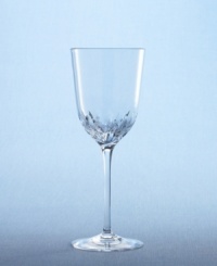 Beautiful stemware is the final flourish on an elegantly dressed table. Petal's cut-glass motif rings the bowl in a flurry of flower petals. These full lead crystal wine glasses can dress up a festive table or rest within a quiet place setting; Martha delights in their radiant sparkle and the shadows they throw off. Cut crystal stemware always makes for a magical table. (Clearance) Beautiful stemware is the final flourish on an elegantly dressed table. Petal's cut-glass motif rings the bowl in a flurry of flower petals. These full lead crystal wine glasses can dress up a festive table or rest within a quiet place setting; Martha delights in their radiant sparkle and the shadows they throw off. Cut crystal stemware always makes for a magical table. (Clearance)