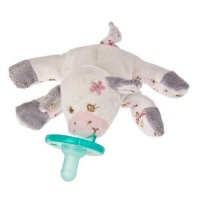 Mary Meyer Baby Cheery Cheeks WubbaNub Pacifier, Moo Moo Cow Mary Meyer Baby Cheery Cheeks WubbaNub Pacifier, Moo Moo Cow