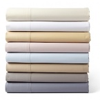 Luxe 600-thread count Egyptian cotton sheets with double hemstitch detail.