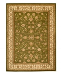 Capturing the intricacies of ancient Persian designs, the Lyndhurst area rug presents an updated version in full, gorgeous color. Made with the finest fibers in a supremely soft low pile for the modern home.