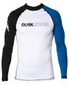 Look great as you protect your skin while engaged in watersports in this rashguard by Quicksilver.