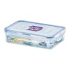 Lock&Lock 27-Fluid Ounce Rectangular Food Container with Divider, Short, 3.3-Cup