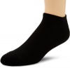 Calvin Klein Men's 3 Pack Athletic Mesh Ped Socks, Black, 7-12