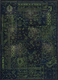 Area Rug 7x9 Rectangle Transitional Grass Color - Momeni Vintage Rug from RugPal
