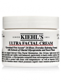 24 Hour, light-textured hydrator. Reduces moisture loss. Continuous water replenishment throughout day. Not tested on animals. Inspired by our original, beloved Ultra Facial Moisturizer, this 24-hour, light-textured daily hydrator leaves skin comfortable and visibly well-balanced, particularly in harsh weather conditions. 24 Hour, light-textured hydrator. Reduces moisture loss. Continuous water replenishment throughout day. Not tested on animals. Inspired by our original, beloved Ultra Facial Moisturizer, this 24-hour, light-textured daily hydrator leaves skin comfortable and visibly well-balanced, particularly in harsh weather conditions.
