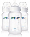 Philips AVENT 11 Ounce BPA Free Classic Polypropylene Bottles, 3-Pack