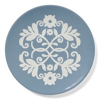 A decorative pattern adorns this versatile salad plate, perfect for a medley of greens or a selection of juicy fruits. A decorative pattern adorns this versatile salad plate, perfect for a medley of greens or a selection of juicy fruits.