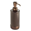 InterDesign York Metal Soap Pump, Bronze