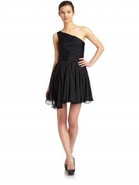 THE LOOKOne-shoulder designAsymmetric necklineAsymmetrically pleated bodiceBreezy silk chiffon skirt with A-line silhouette and gathered waistInvisible side zip with hook-and-eye closureTHE FITAbout 36 from shoulder to hemTHE MATERIALSilkFully linedCARE & ORIGINDry cleanImportedModel shown is 5'10 (177cm) wearing US size 4. THE LOOKOne-shoulder designAsymmetric necklineAsymmetrically pleated bodiceBreezy silk chiffon skirt with A-line silhouette and gathered waistInvisible side zip with hook-and-eye closureTHE FITAbout 36 from shoulder to hemTHE MATERIALSilkFully linedCARE & ORIGINDry cleanImportedModel shown is 5'10 (177cm) wearing US size 4.