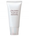 Shiseido The Skincare Purifying Mask. Creamy, rinse-off mask rich with Marine Mineral Clay absorbs impurities and excess sebum leaving skin visibly refined and refreshed. Transforms rough, dull skin into a wonderfully soft complexion. Recommended for normal and combination skin. Apply once or twice a week morning or in evening after cleansing.