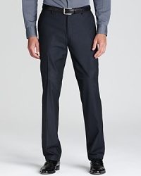 These polished dress pants handle the office environment with ease, and when you get an unexpected invitation for drinks after work, they transition seamlessly to the martini bar. These polished dress pants handle the office environment with ease, and when you get an unexpected invitation for drinks after work, they transition seamlessly to the martini bar.