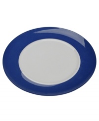 Today's simplicity is truly blue. The True Blue charger plate is made of hand-painted earthenware and features a sparing decorative floral sprig curling gently around the edge. Not shown. (Clearance) Today's simplicity is truly blue. The True Blue charger plate is made of hand-painted earthenware and features a sparing decorative floral sprig curling gently around the edge. Not shown. (Clearance)