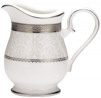 Noritake Odessa Creamer Pitcher, 9-Ounce, Platinum Noritake Odessa Creamer Pitcher, 9-Ounce, Platinum