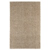 Townhouse Rugs Trendy 5-Feet  by 8-Feet  Shag Rug, Buckskin/Beige