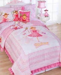 Perfect pink princess. Adorn your bed with these decorative pillows featuring the one and only Pinkalicious! Pops of gold add sparkle to your princess bed. Perfect pink princess. Adorn your bed with these decorative pillows featuring the one and only Pinkalicious! Pops of gold add sparkle to your princess bed.