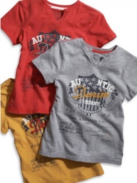GUESS Kids Boys Big Boy Authentic Denim Co. Tee, YELLOW (20) GUESS Kids Boys Big Boy Authentic Denim Co. Tee, YELLOW (20)