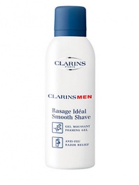 New Clarinsmen Skin Care Collection. Designed specifically to meet the needs of your skin. This refreshing, foaming shave gel gives a cool, close shave every time. Rich in energizing plant extracts, this gel helps prevent nicks, cuts and razor burn, and promotes smoother, softer skin after every use. May be used every day, even on the most sensitive skin. 5.25 oz. 